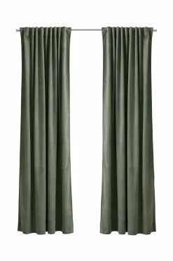 Ellos Home Gardinlængde med multibånd Nora i velour, 2-pak