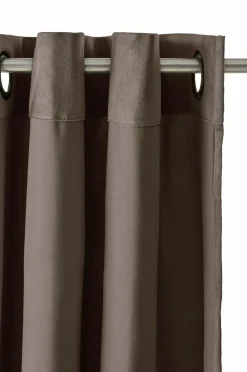 Ellos Home Gardinlængde med sejlringe Nora i velour, 2-pak