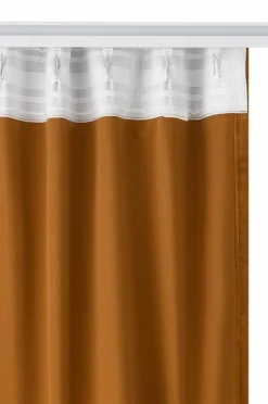 Ellos Home Gardinlængde med multibånd Nora i velour, 2-pak