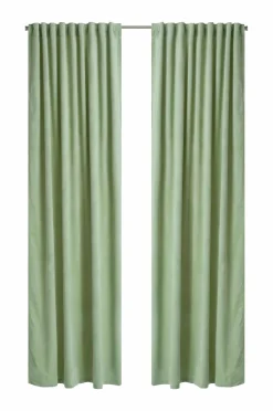 Ellos Home Gardinlængde med multibånd Nora i velour, 2-pak