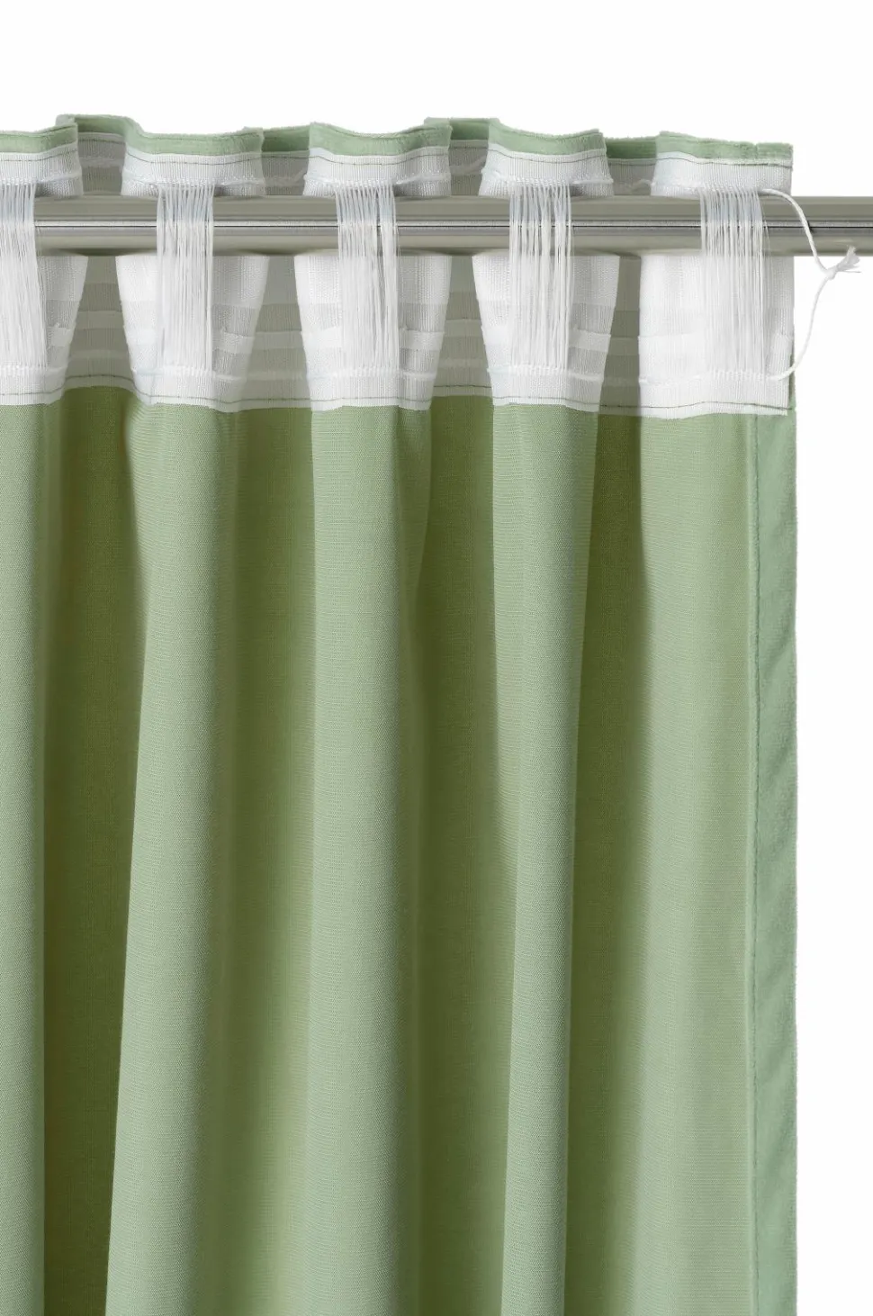 Ellos Home Gardinlængde med multibånd Nora i velour, 2-pak