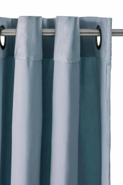 Ellos Home Gardinlængde med sejlringe Nora i velour, 2-pak