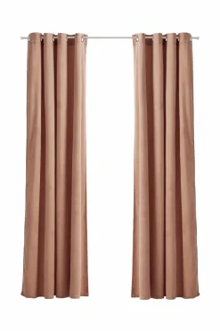 Ellos Home Gardinlængde med sejlringe Nora i velour, 2-pak