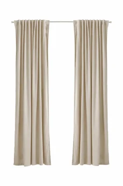 Ellos Home Gardinlængde med multibånd Nora i velour, 2-pak