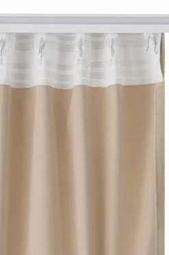 Ellos Home Gardinlængde med multibånd Nora i velour, 2-pak