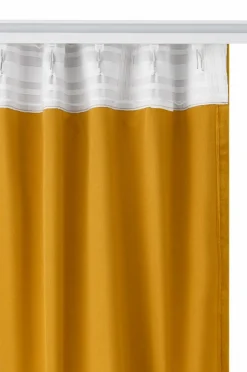 Ellos Home Gardinlængde med multibånd Nora i velour, 2-pak