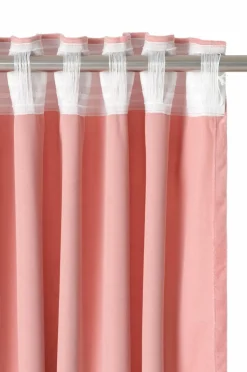 Ellos Home Gardinlængde med multibånd Nora i velour, 2-pak