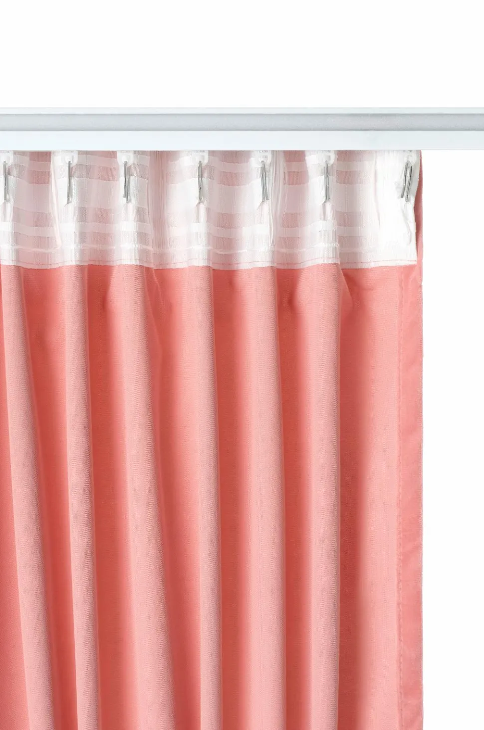 Ellos Home Gardinlængde med multibånd Nora i velour, 2-pak