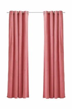 Ellos Home Gardinlængde med sejlringe Nora i velour, 2-pak