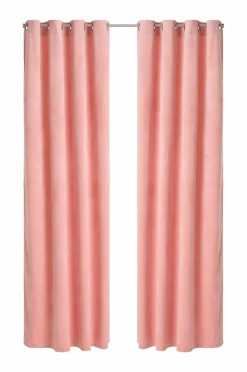 Ellos Home Gardinlængde med sejlringe Nora i velour, 2-pak