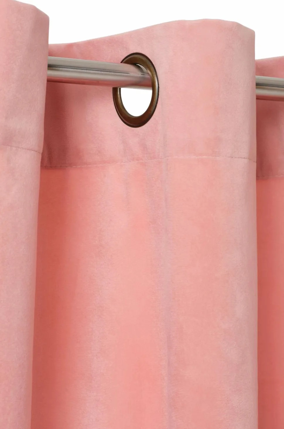 Ellos Home Gardinlængde med sejlringe Nora i velour, 2-pak