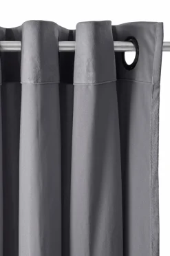 Ellos Home Gardinlængde med sejlringe Nora i velour, 2-pak