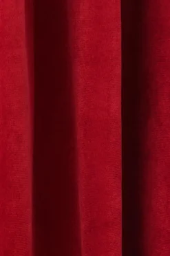 Ellos Home Gardinlængde med sejlringe Nora i velour, 2-pak