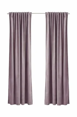 Ellos Home Gardinlængde med multibånd Nora i velour, 2-pak