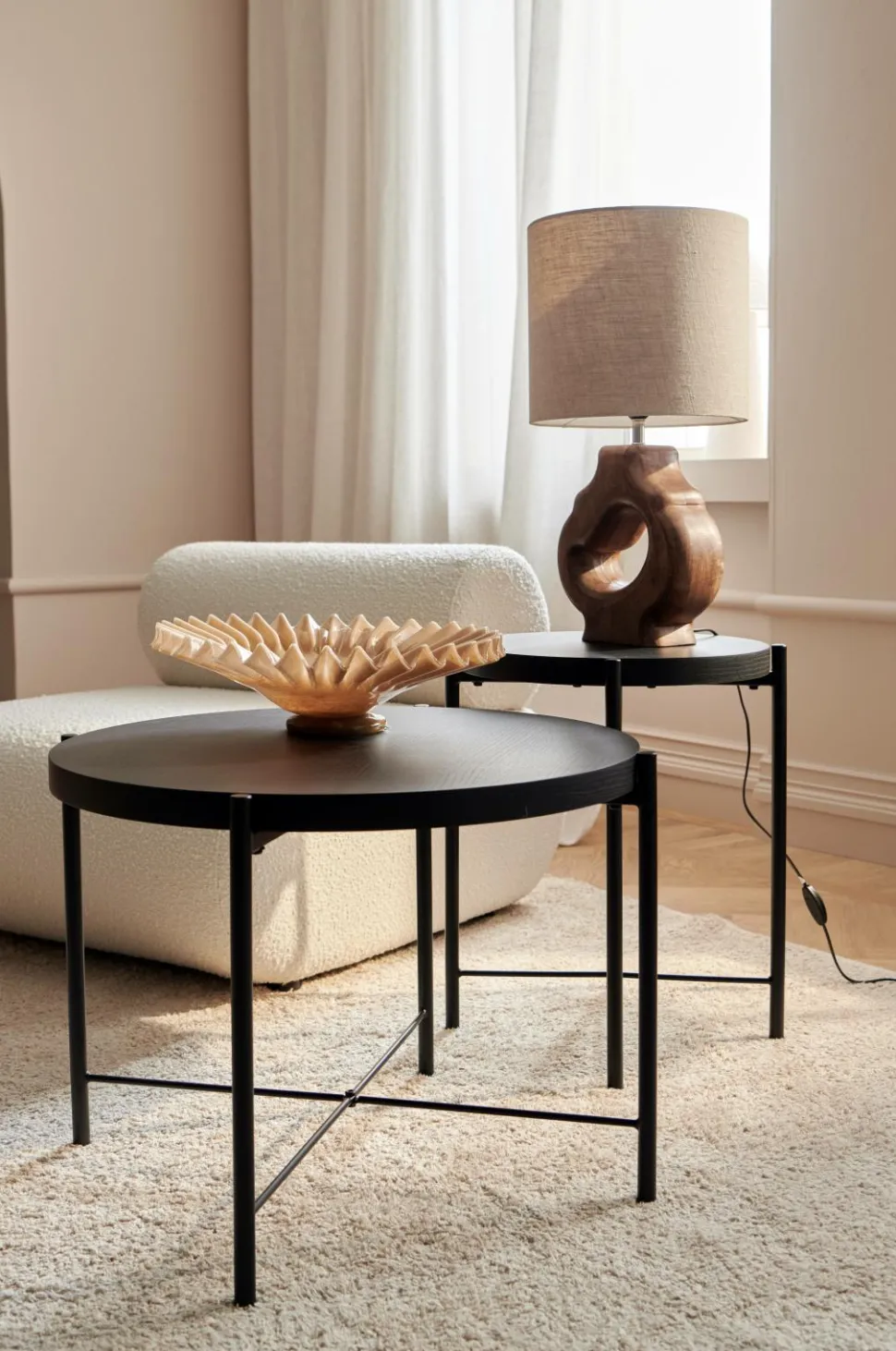 Ellos Home Indskudsbord Gilda Ø 40 cm/ Ø 60 cm