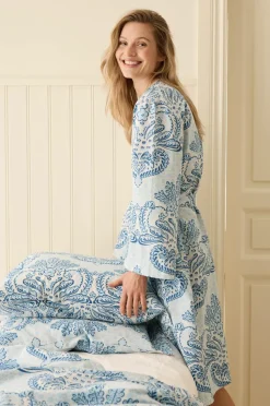 Ellos Home Kimono Juliett Medallion i vasket bomuld