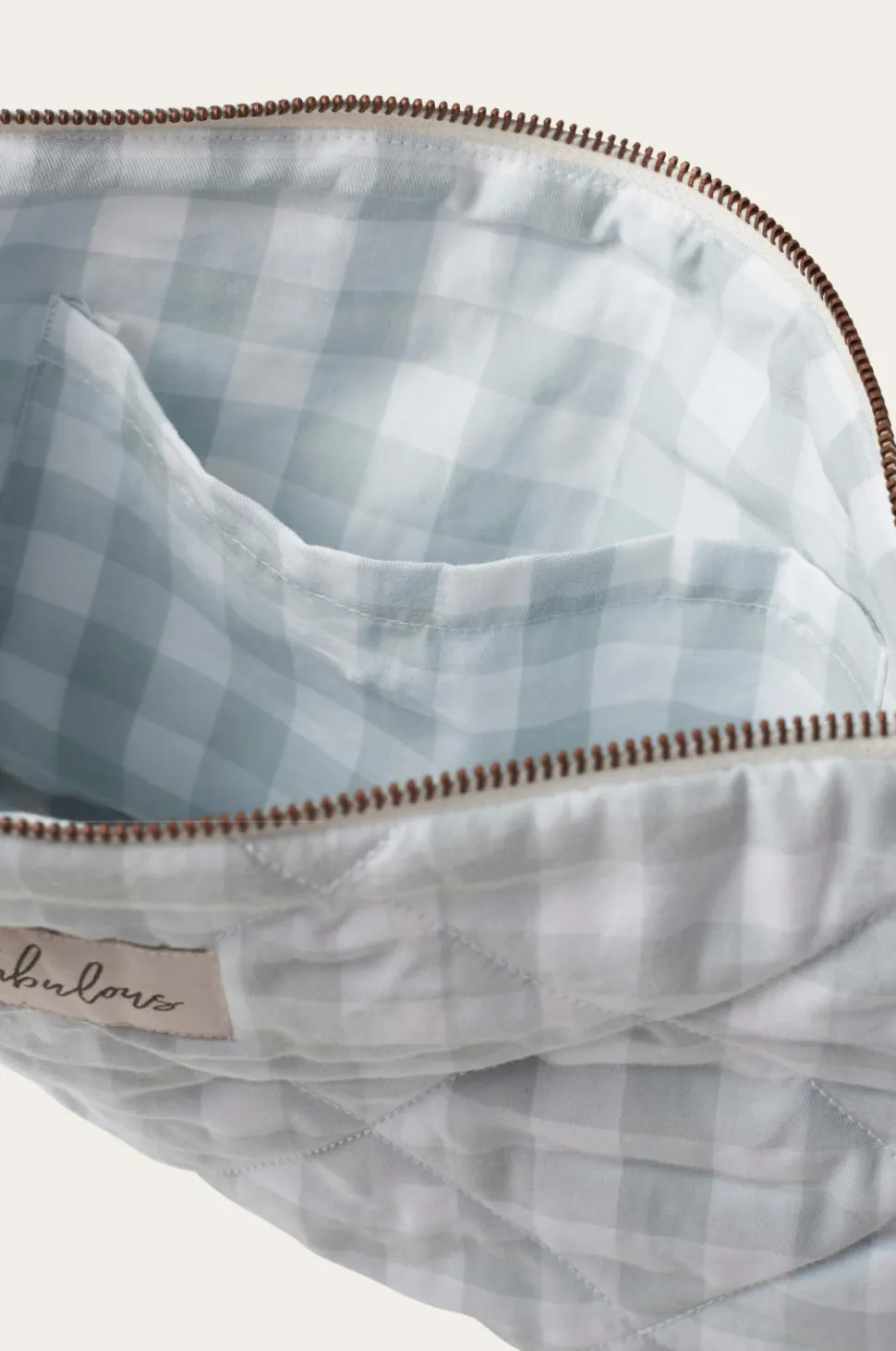 Ellos Home Makeup taske / toilettaske Dorene Check