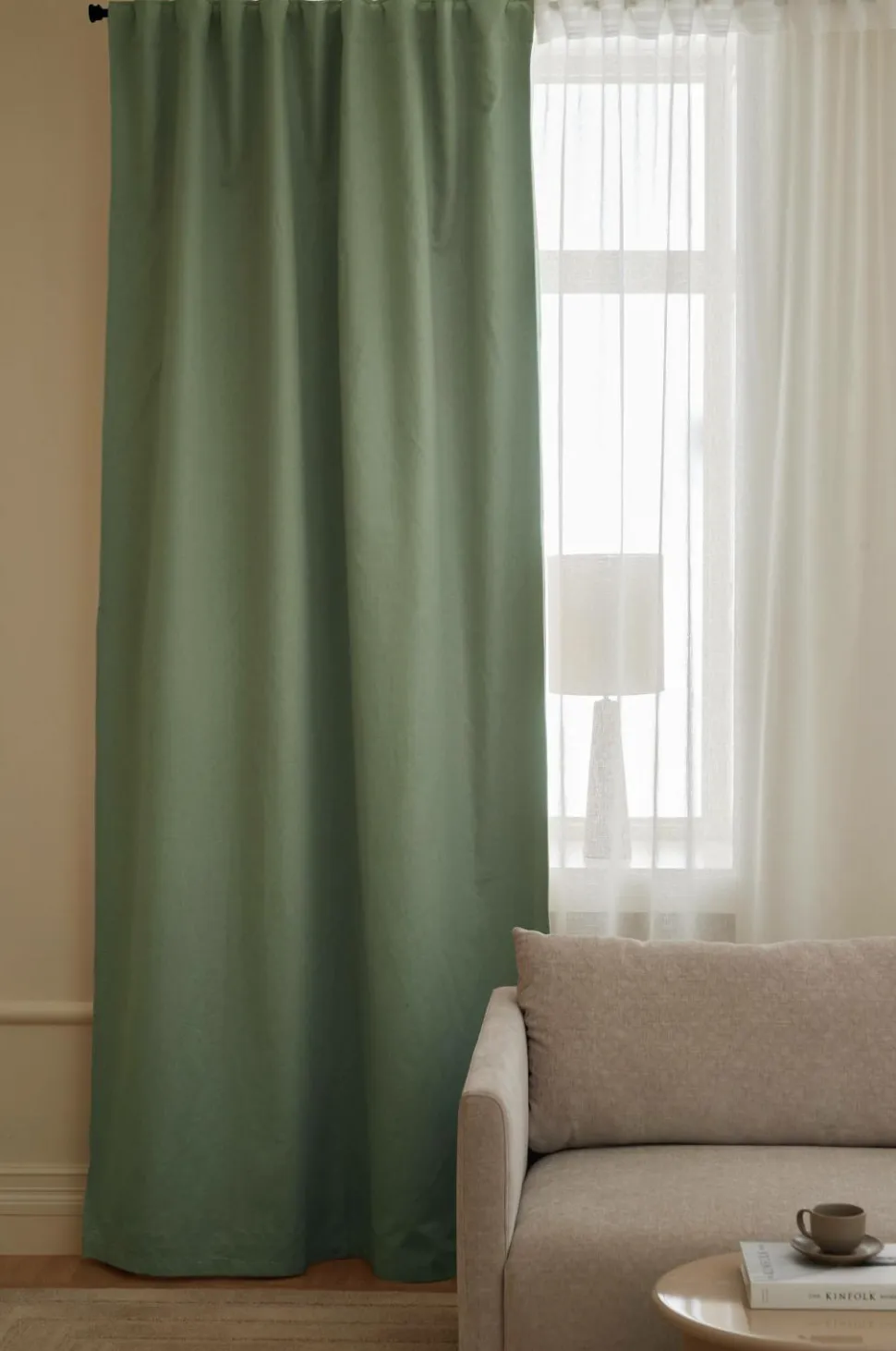 Ellos Home Mørklægningsgardin Ines 1-pak