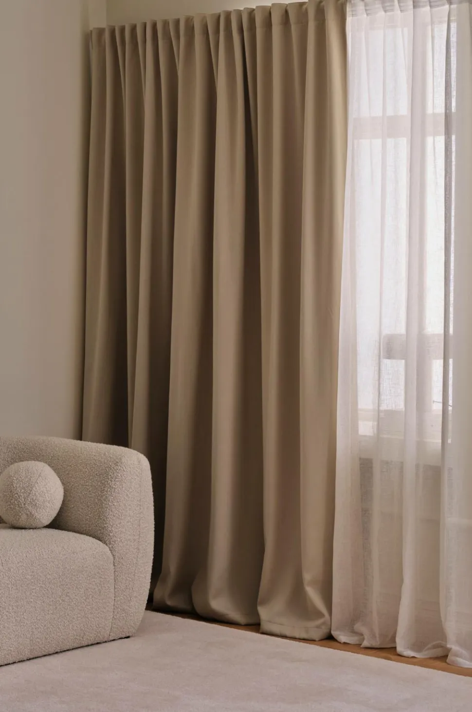 Ellos Home Mørklægningsgardin Maida Wide ekstra bred 1 stk.