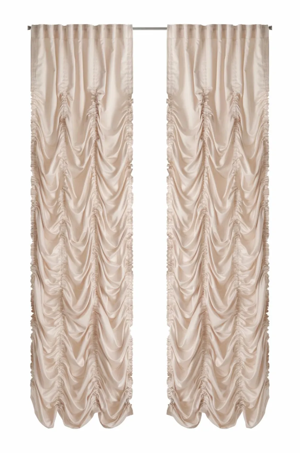 Ellos Home Multibåndsgardin Susanne Wrincle 2-pak