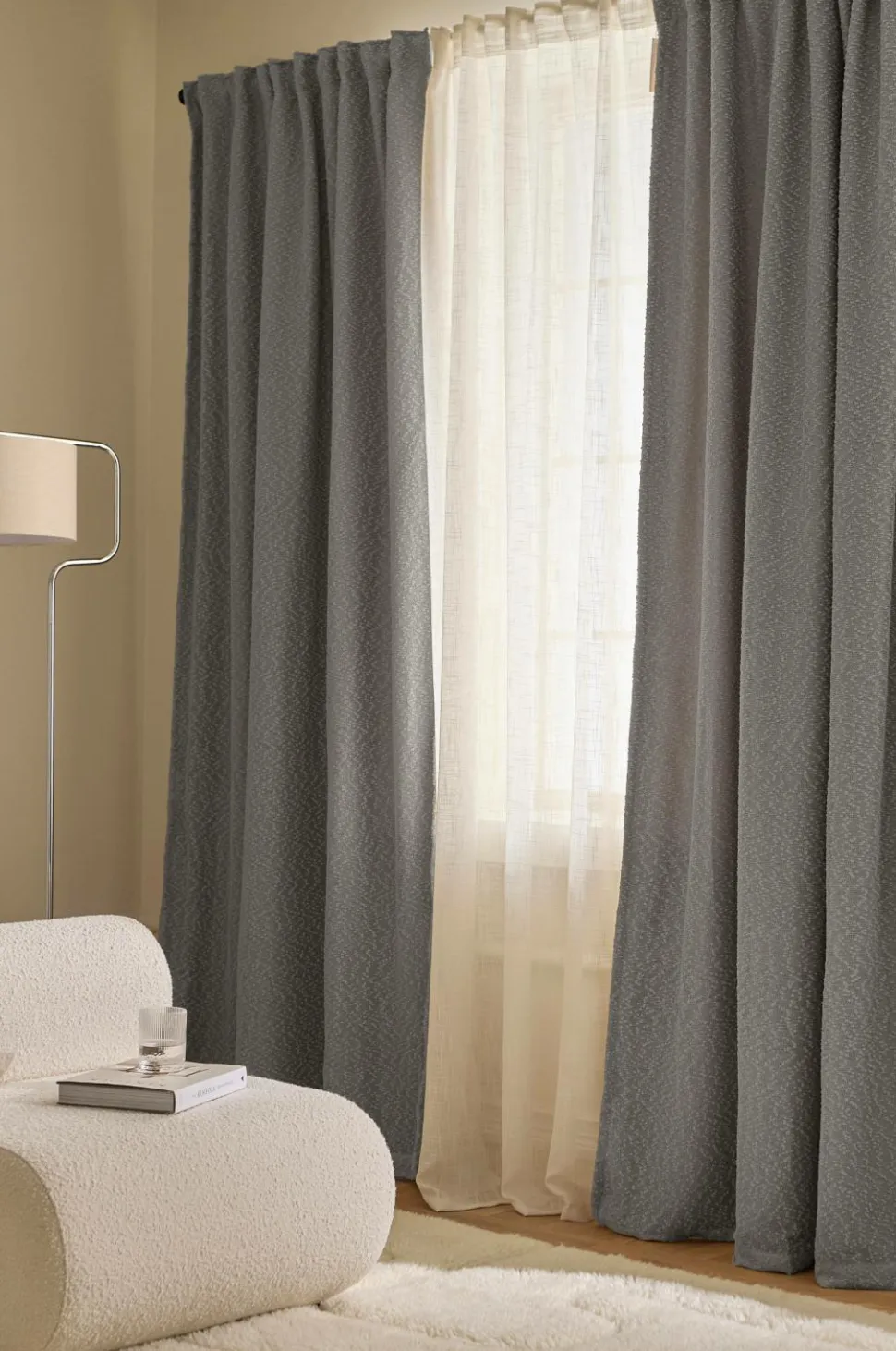 Ellos Home Multibåndsgardin Shelby Lysafskærmning 1-pak