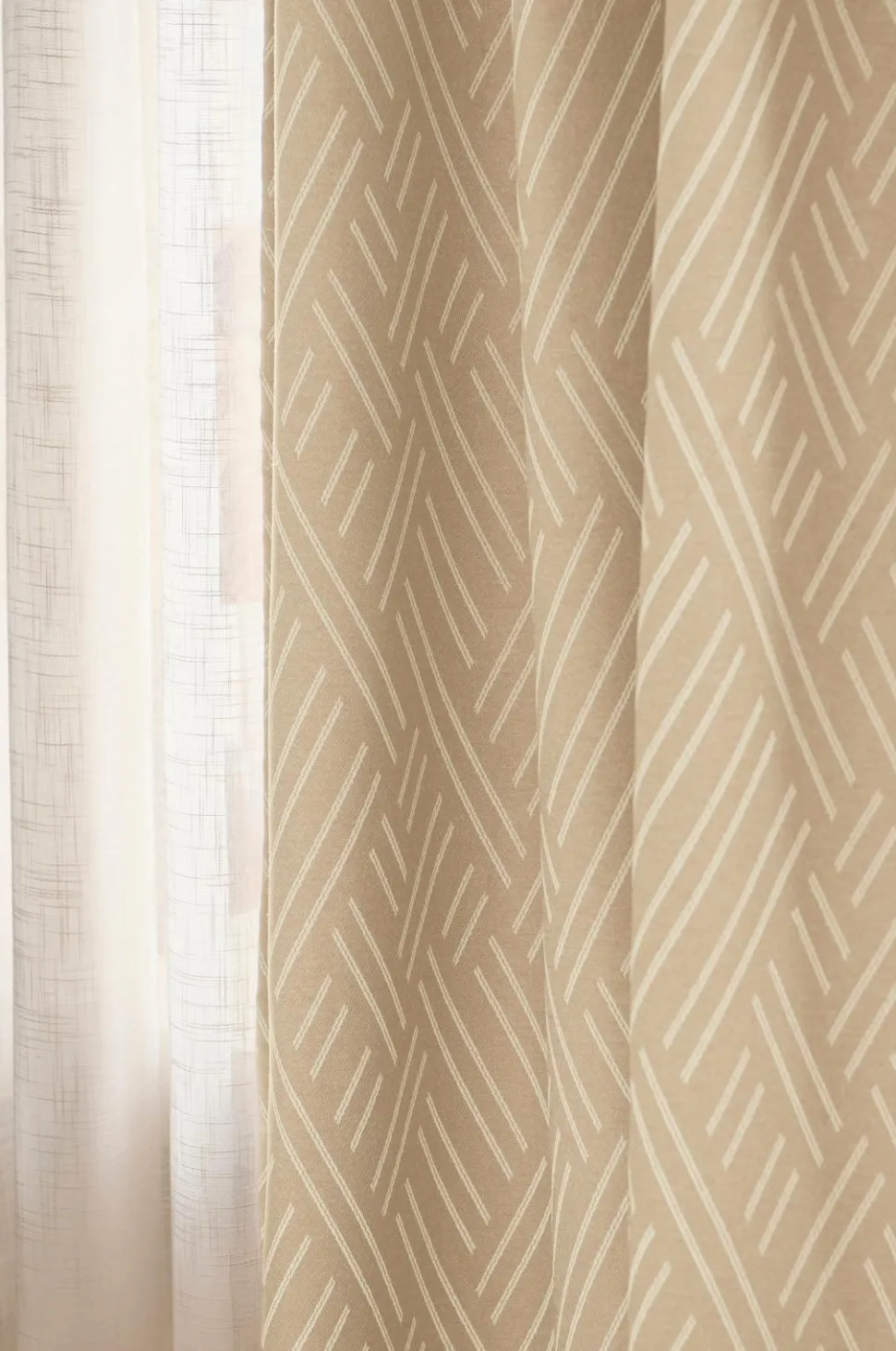 Ellos Home Multibåndsgardin Athena lysafskærmning 1-pak