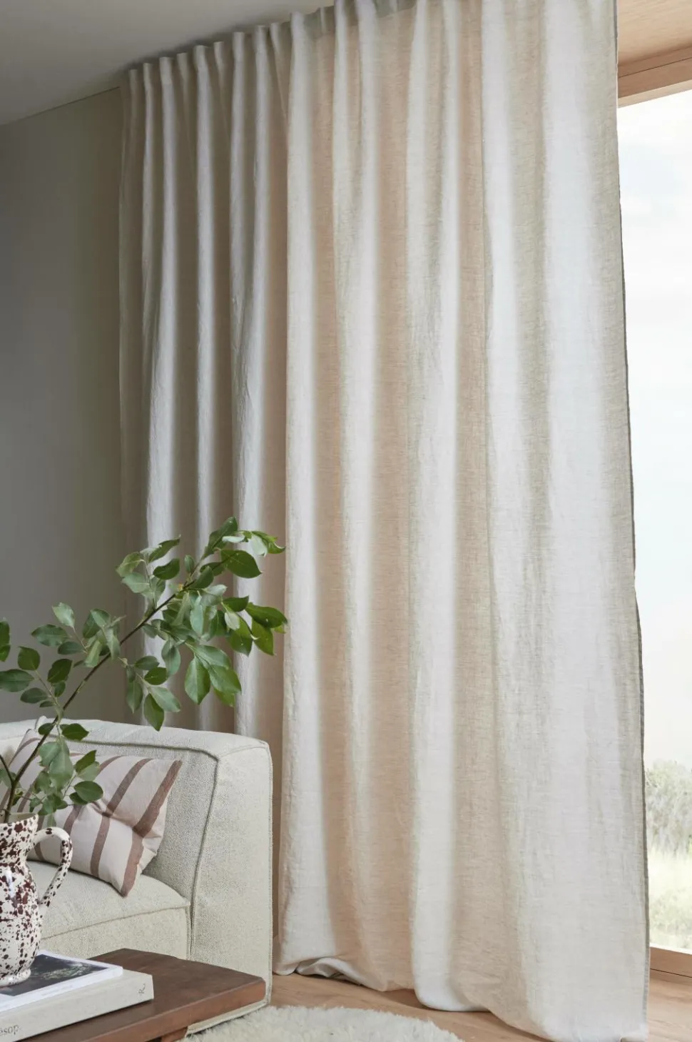 Ellos Home Multibåndslængde Malva Wide ekstra bred, 1 stk. i 100% hør