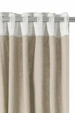 Ellos Home Multibåndsgardin Elly Wide i genanvendt halvlinned ekstra bred 1-pak