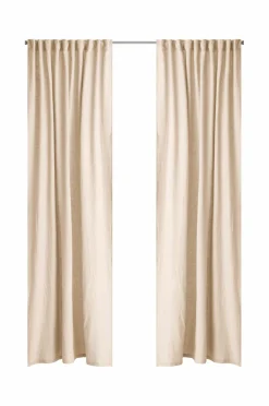 Ellos Home Multibåndsgardin Elly i genanvendt halvlinned 2-pak