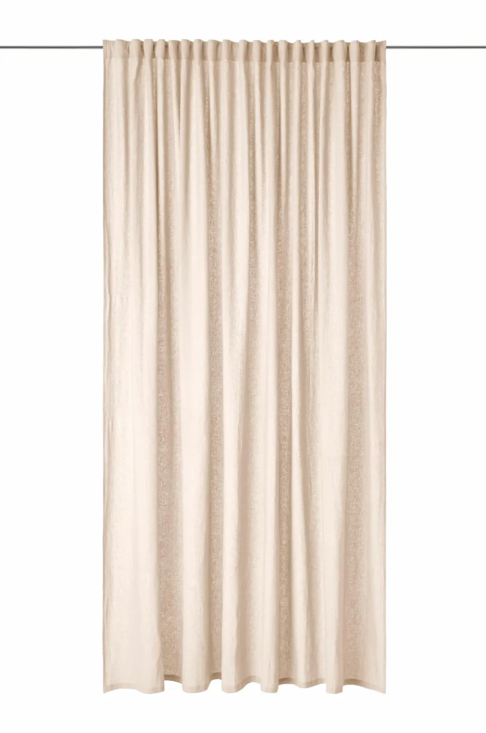 Ellos Home Multibåndsgardin Elly Wide i genanvendt halvlinned ekstra bred 1-pak