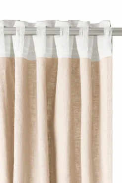 Ellos Home Multibåndsgardin Elly Wide i genanvendt halvlinned ekstra bred 1-pak