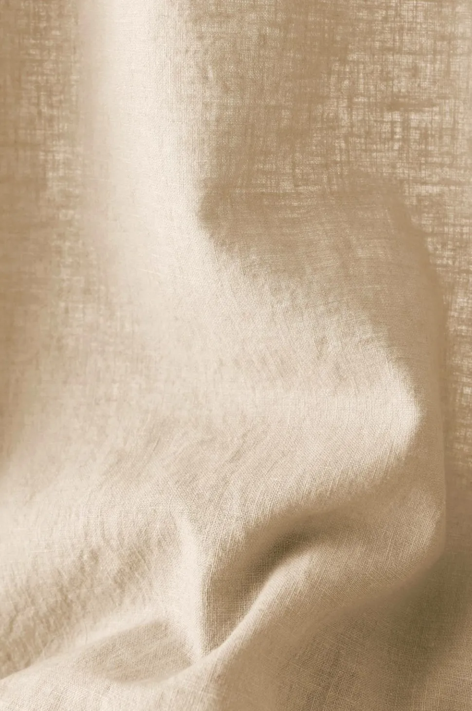 Ellos Home Multibåndsgardin Elly Wide i genanvendt halvlinned ekstra bred 1-pak