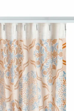 Ellos Home Multibåndsgardin Elly Tile i genanvendt halvlinned 2-pak