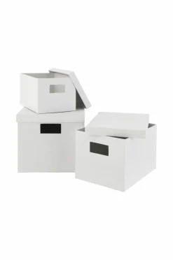 Ellos Home Opbevaringsbokse Rose, sæt med 3 stk. i forskellige størrelser