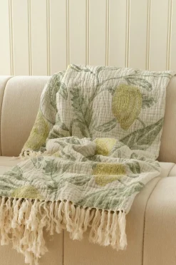 Ellos Home Plaid Jennie Lemon