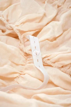 Ellos Home Polstring af seng Candice Elastic 40 cm i hør