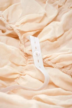 Ellos Home Polstring af seng Candice Elastic 60 cm i hør