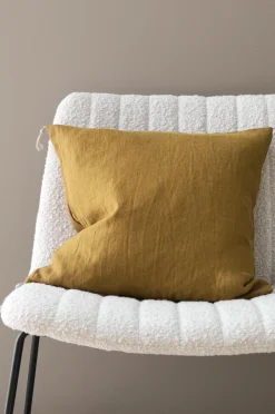 Ellos Home Pudebetræk Candice Tassel af vasket hør, 50x50 cm