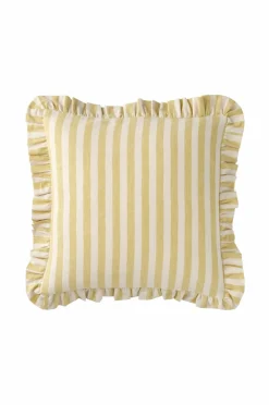 Ellos Home Pudebetræk Elly Classic Stripe i genanvendt halvlinned