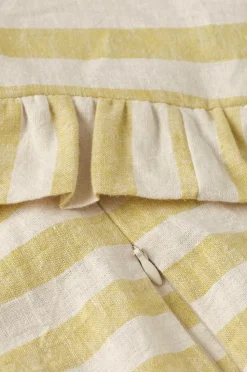 Ellos Home Pudebetræk Elly Classic Stripe i genanvendt halvlinned