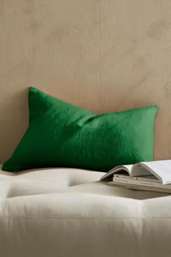 Ellos Home Pudebetræk Candice Zip i vasket hør 40x60 cm