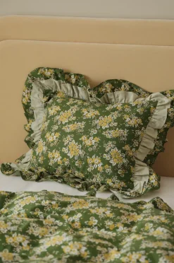 Ellos Home Pudebetræk Milly Flower i vasket bomuld