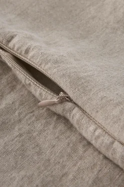 Ellos Home Pudebetræk Candice Zip i vasket hør 50x50 cm