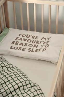 Ellos Home Pudebetræk Lose Sleep til tremmeseng 38x55 cm