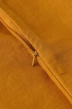 Ellos Home Pudebetræk Candice Zip i vasket hør 50x50 cm