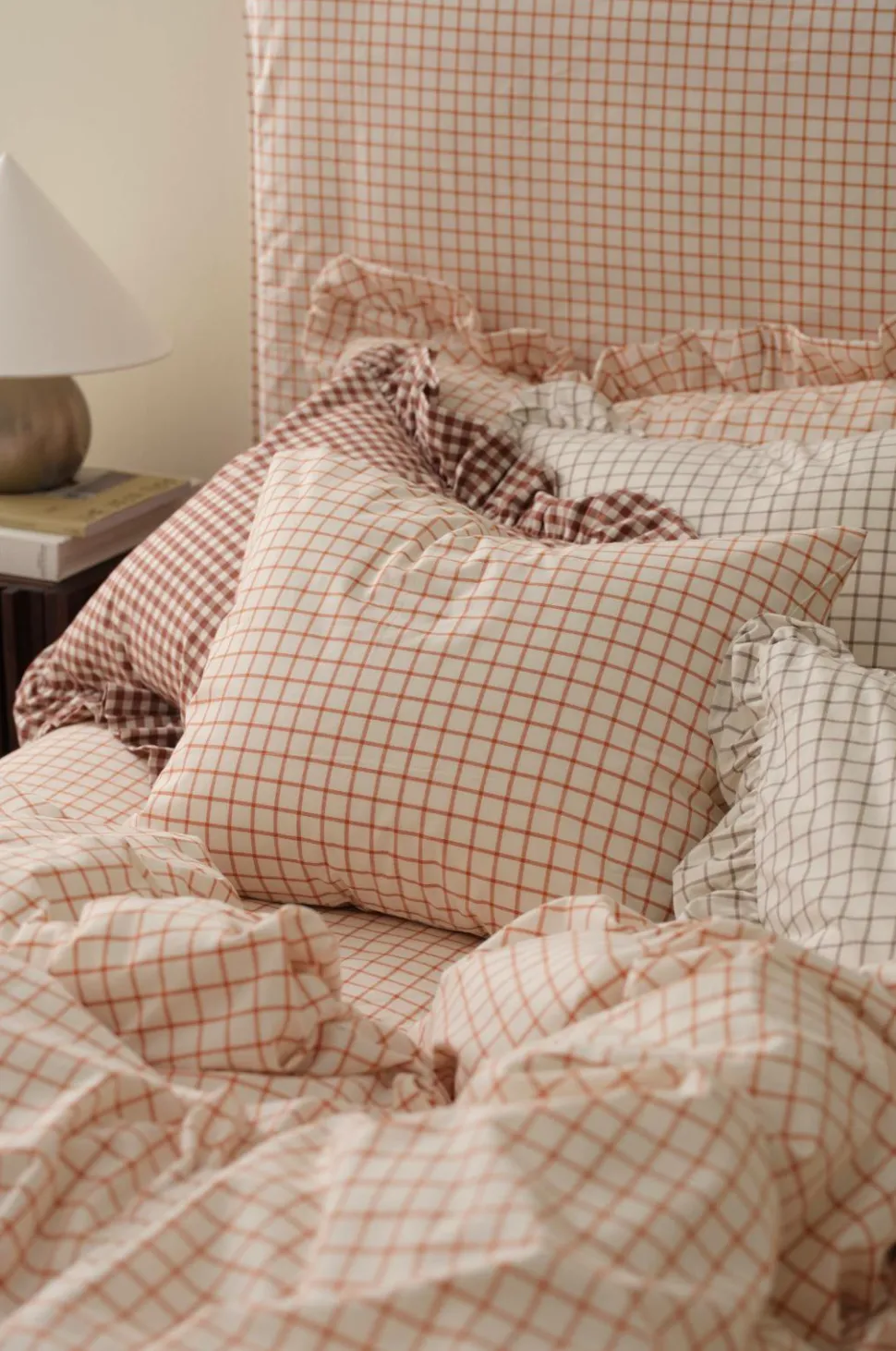 Ellos Home Pudebetræk Sonneli Check i bomuld