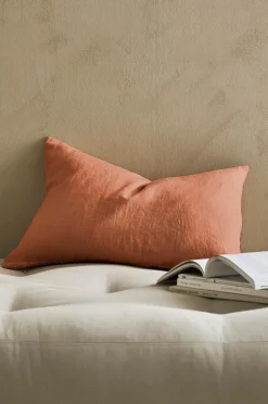 Ellos Home Pudebetræk Candice Zip i vasket hør 40x60 cm