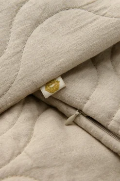 Ellos Home Pudebetræk Elly Quilted i genanvendt halvlinned