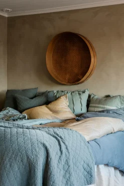 Ellos Home Pudebetræk Thelma Check i bomuld, 50x50 cm