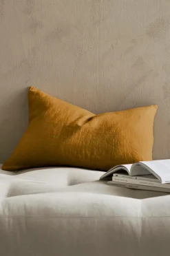 Ellos Home Pudebetræk Candice Zip i vasket hør 40x60 cm